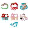 Multifunctional Carabiner Key Holder Acrylic Design For Backpack Decors Keychains Bag Charm Students Travel Essential