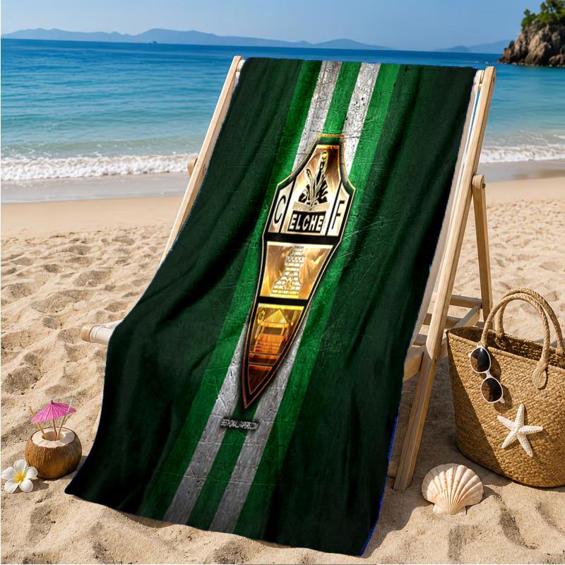 Elche Symbol Beach Towel Microfiber Beach Towel, Lightweight and Quick-Dry, for Summer Travel, Swimming Pool Fan Birthday Gift