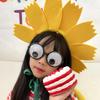 Insta-Style Sunflower Birthday Headband & Hat - Cute Festival Costume Prop for Kids & Couples' Fun Photos