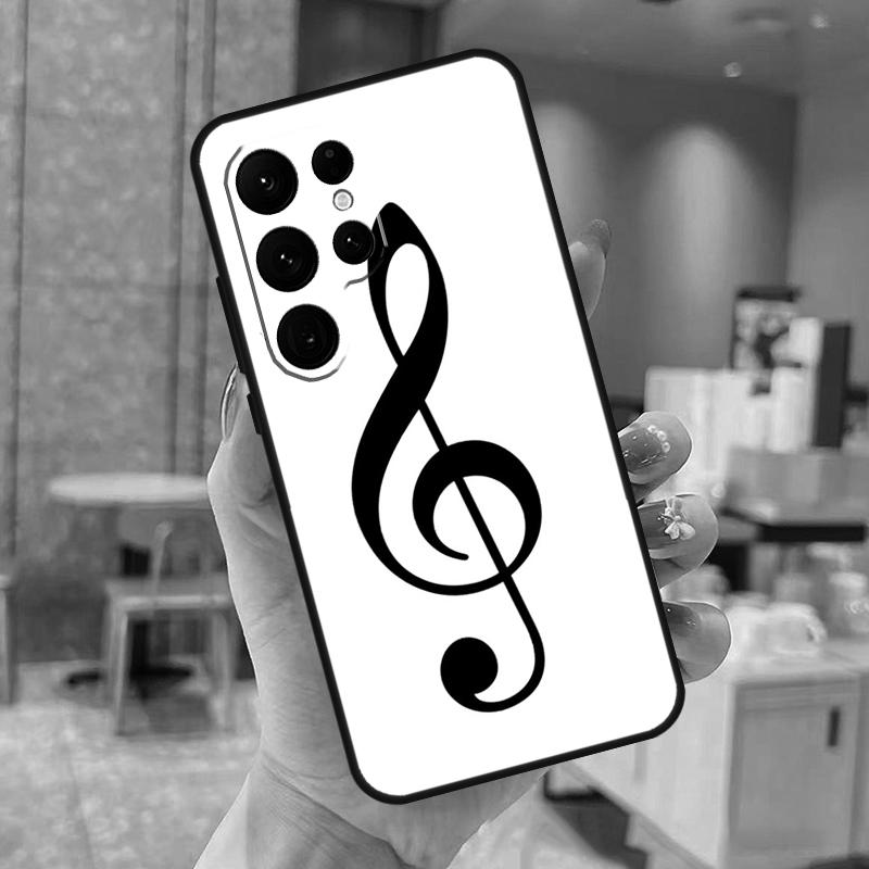 Hudební noty Hudební noty Pouzdro na telefon Pro Samsung Galaxy S25 S23 S22 S21 S20 S24 Ultra S9 S10 Plus S25 FE Zadní kryt