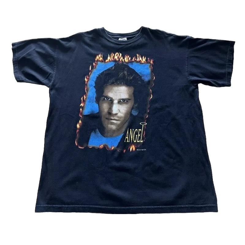 Retro Vampire Hunter Buffy Tshirt Summer New Casual Harajuku Style Unisex Tshirt S