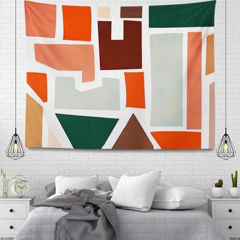 Simple Pattern Plant Decorative Tapestry Home Wall Living Room Office Decorative Tapestry