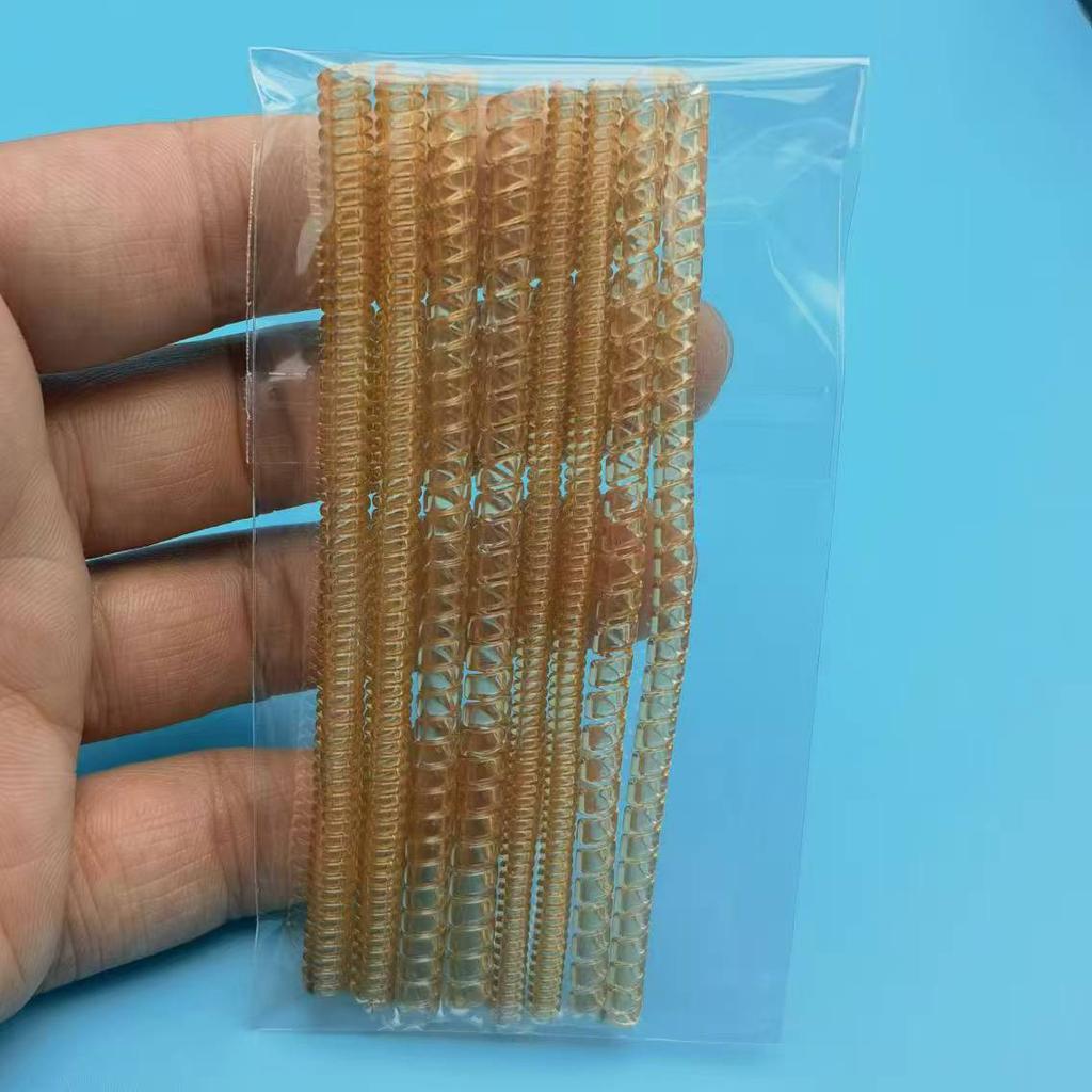 8 Stück Unsichtbarer Ringgrößenversteller, Elastisches Federseil & Gummipad für lockere Ringe, Harzbefestigungselement, Universelle Passform