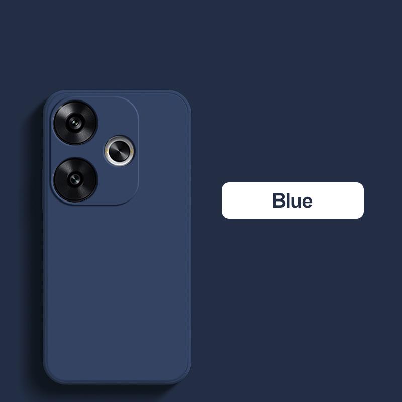 

Чехол для Redmi Turbo 3 Turbo3 5G, роскошный квадратный жидкий силиконовый чехол для телефона Xiaomi Redmi Turbo 3 Turbo3, противоударный, мягкий, задняя крышка For Redmi Turbo3 синий