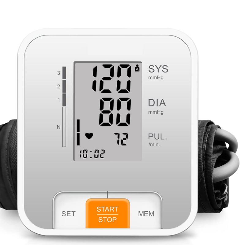 

Монитор артериального давления Большой ЖК-дисплей Автоматический монитор артериального давления с USB-кабелем