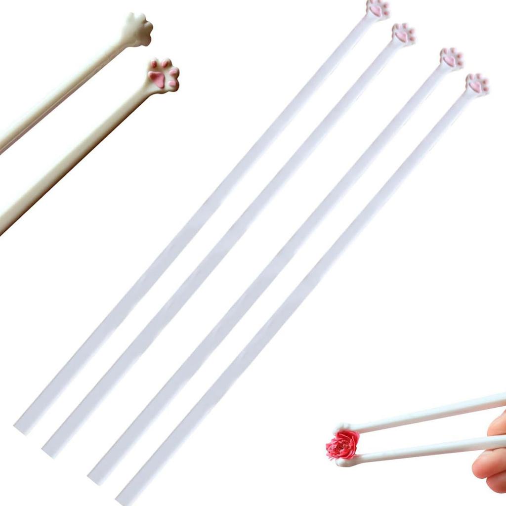 Beginner Friendly Cats Paws Chopsticks for Kids Practical Learning Tool Creative Dining Utensils Kitchen Accessories