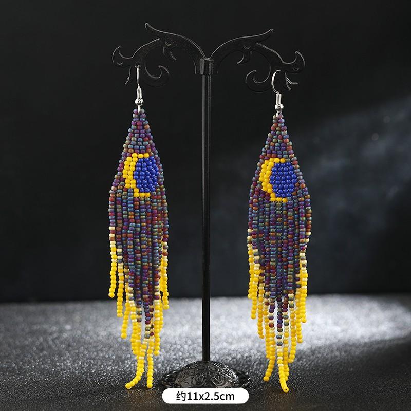 

Романтичные серьги-подвески с постепенным изменением звездного неба и луной, нишевый дизайн, ретро, длинные, женские, с темпераментом, модные