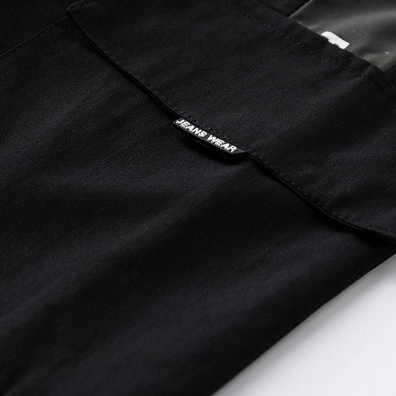 Pantalones cargo de estilo hip hop para hombre, pantalón harén, con múltiples bolsillos y cintas, ropa de calle, informal, deportivo, tallas M a 7XL