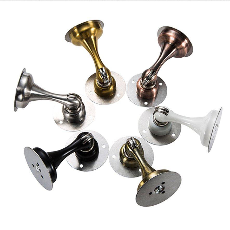 Door Stopper Hold Your Door Open Golden Stainless Steel Double-Sided Adhesive Tape No Need to Drill 2 Pack Magnetic Door Stop Door Stopper Hold Your Door Open Golden Stainless Steel Double-Sided Adhesive Tape No Need to Drill 2 Pack Magnetic Door Stop