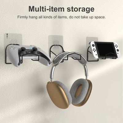 Βάση Χειριστηρίου Παιχνιδιού Κρεμάστρα Ακουστικών Σχεδιασμός σε Σχήμα U Ισχυρή Αντοχή Βάρος Εύκολη Εγκατάσταση Ράφι Αποθήκευσης Επιτοίχιο