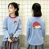 Girls' Fashion Striped Long-Sleeve T-shirt - 2026 Spring/Autumn Korean Style Casual Top