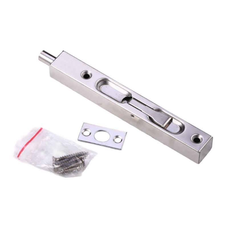 

Concealed Flush Latches Lock with Not Pry Reversible Turnpiece Flush Bolt Locking Device for Sliding French Storms Door