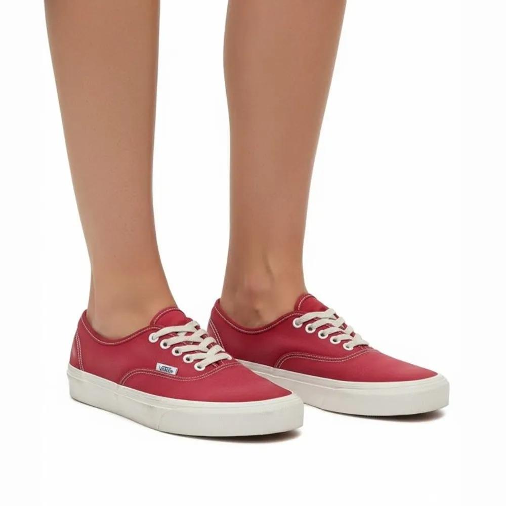Vans Authentic Sneakers Canvas Shoes Wave Washed Red VN000BW5CJH1 230