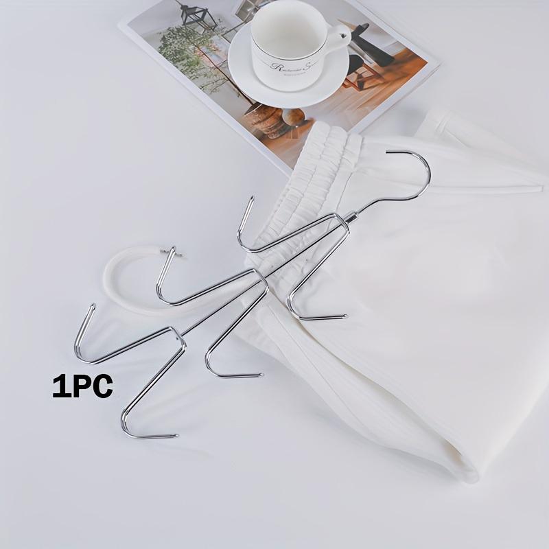 1pc 360-Degree Rotating Metal Wallet Hanger Organizer Multi-Functional Storage Rack Belt Hanger Underwear Cap Storage Organizer