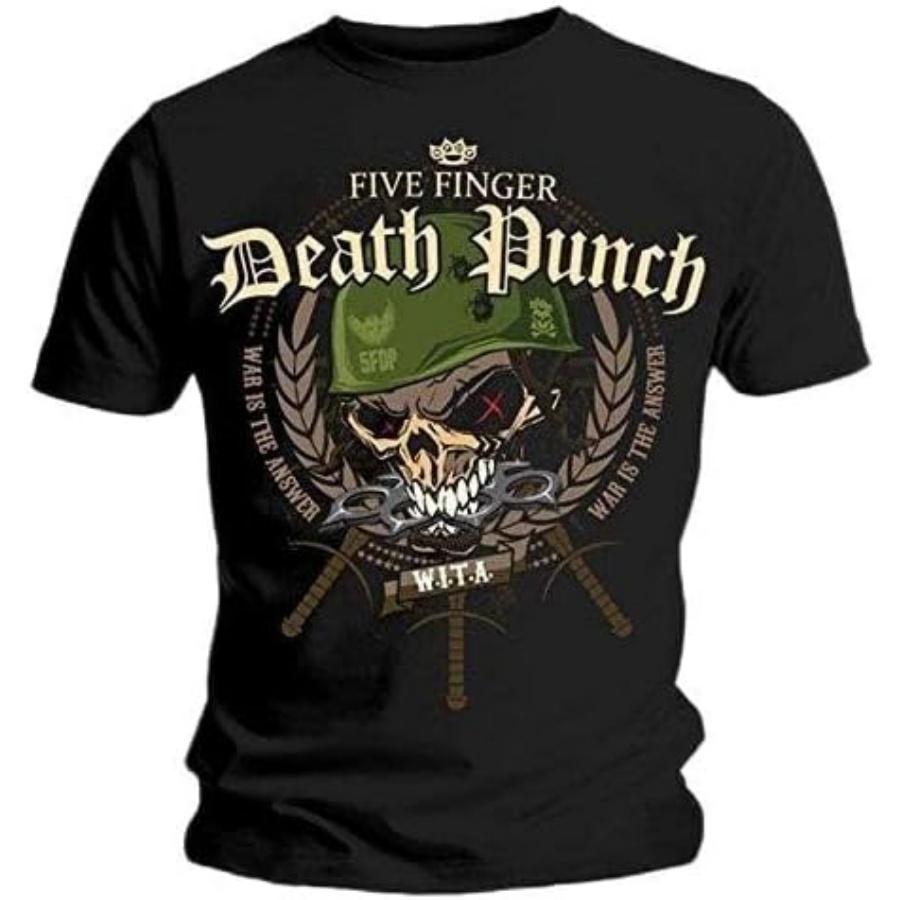 

Ripleys Clothing Men s Official T-Shirt Five Finger Death Punch Warhead USA XX-Large Black XXXXXL різнокольоровий