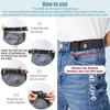 2pcs/set No Buckle Elastic Belt For Women Men Unisex Stretch Belt For Pants Jeans Casual Buckle Free Adjustable Invisible Belt