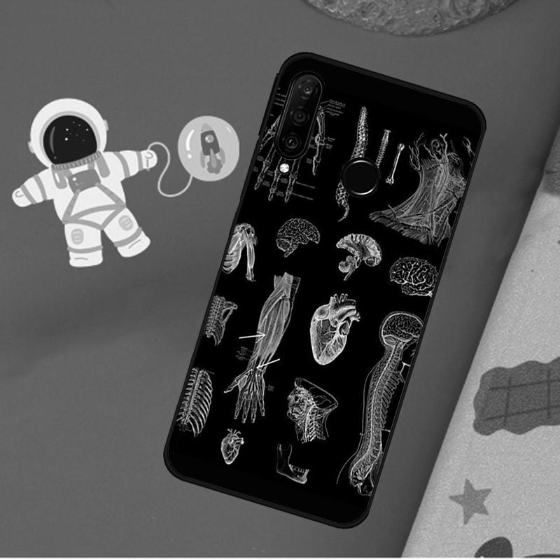

Radiological Human Organs Skeleton For Huawei Nova 12s 12i 11i 8i Y73 Y72 Y61 Y91 Y90 Y70 Y60 9 10 SE P30 P40 Lite P60 Pro Case Nova 9 SE