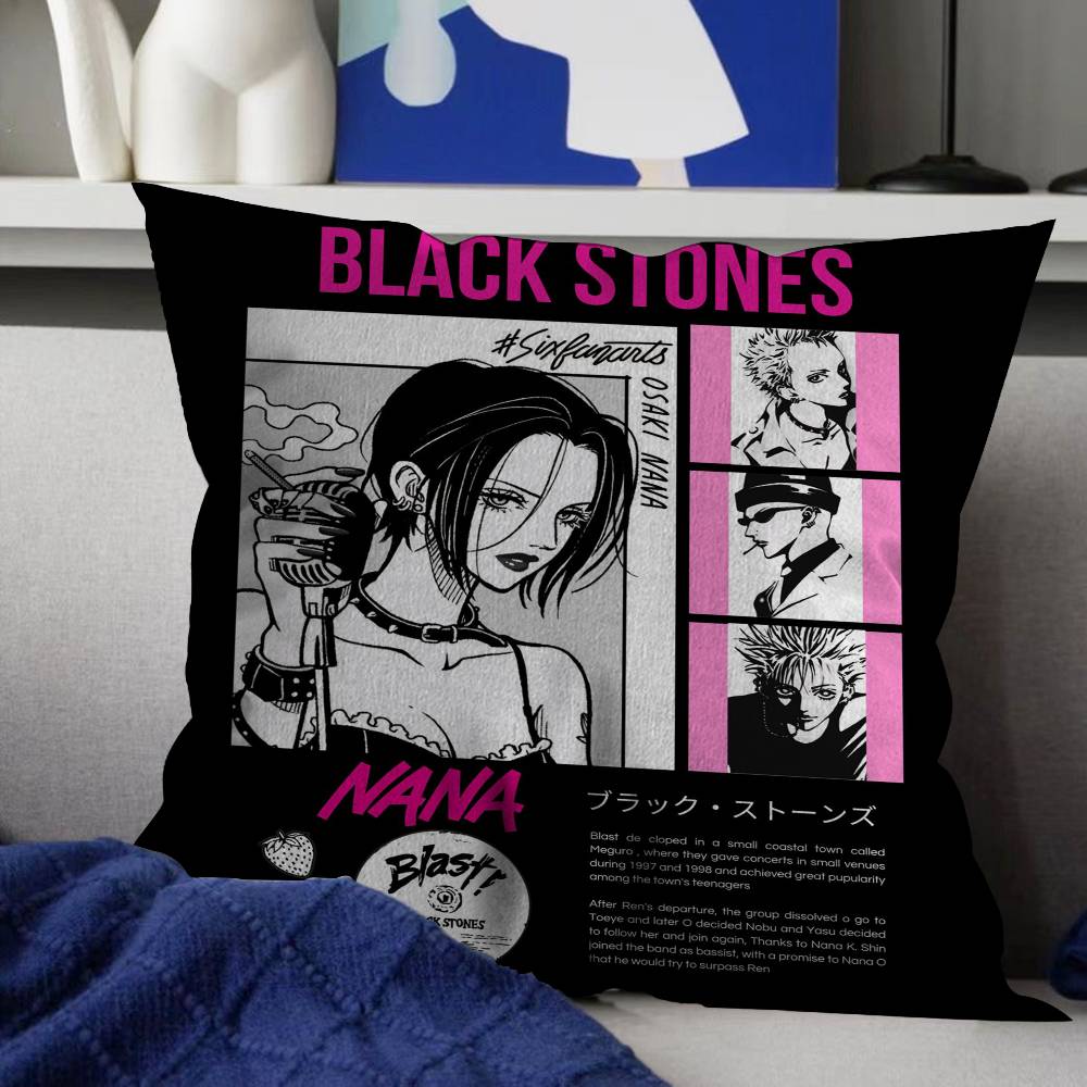 Anime NANA Pillow Anime Pillow Sofa Bed Head Pillow Cover Cushion Cover 45x45 cm Fashion