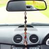 Handmade 7 Chakra Tumbled Gemstone Crystal Window Car Decor Feng Shui Hanging Ornaments Spiritual Meditation Auto Interior Decor