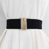 Wide Stretch Waistband Solid Color Waist Belts Exquisite Waist Strap  Women