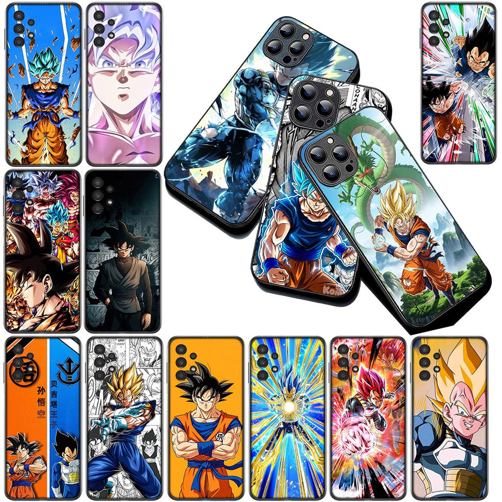 Cover for Motorola Moto G86 G57 E14 E15 G14 G34 G67 G84 G24 A54 G15 Power E22 Casing Phone Case Cartoon Dragon Gokus Ball Vegeta