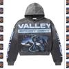 American Streetwear 3D Print Zip Y2K Hoodie Jacket Men Women