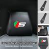 Car Seat Headrest Cover Leather Neck Pillow Protector Accessories For Jaguar XF XJ XFR XKR X-Type F-Pace I-Pace S-Type F-Type SS2