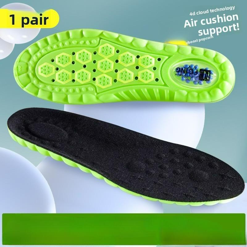 Sports Air Cushion Insole Men's sweat-absorbing soft sole insoles women shock-absorbing soft insoles