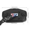 Motorcycle Instrument Cluster Speedometer Tachometer LCD Digital Display Water Temperature Oil Level Meter