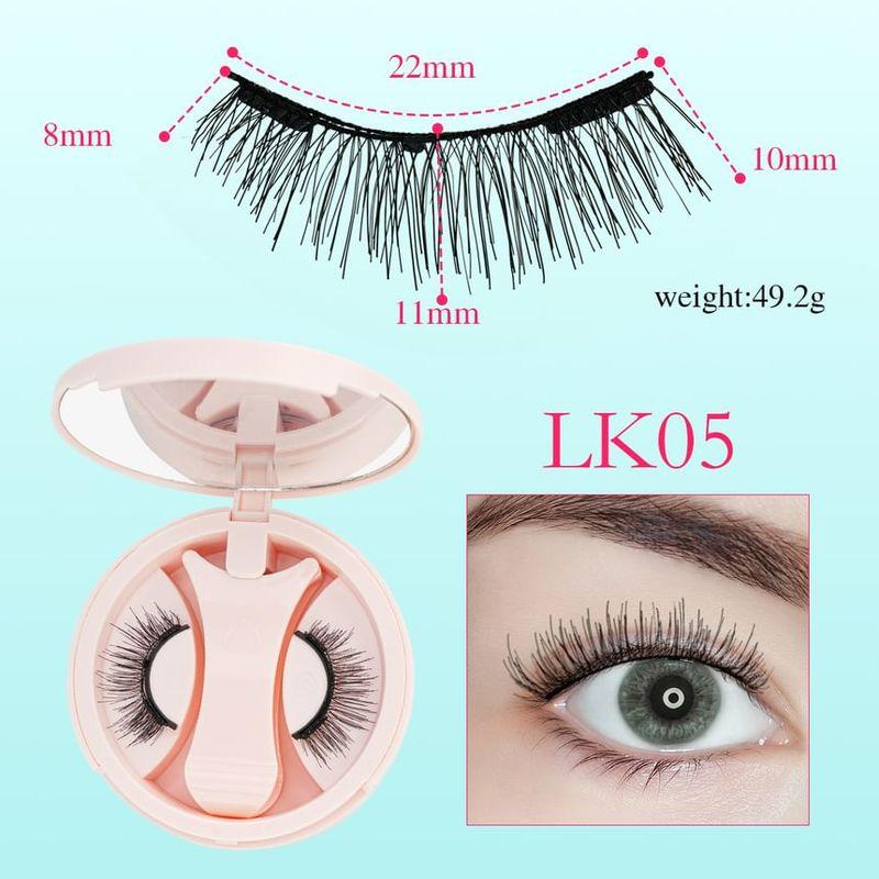 Lashie - Magnetic Dense False Eyelashes with Mirror Case