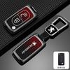 New Alloy Car Flip Remote Key Case Fob Cover Protector Shell for Peugeot 207 307 F308 407 607 807 Protector Keychain Accessories