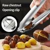 Abridor de Garrafa e Cortador de Aço Inoxidável para Uso Doméstico, Ferramenta para Castanhas, Gadget de Cozinha, Alta Qualidade, 2 em 1