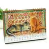 2026 Desk Calendar Ivory Cats 2026 December 1360K56080 (January - 2026)