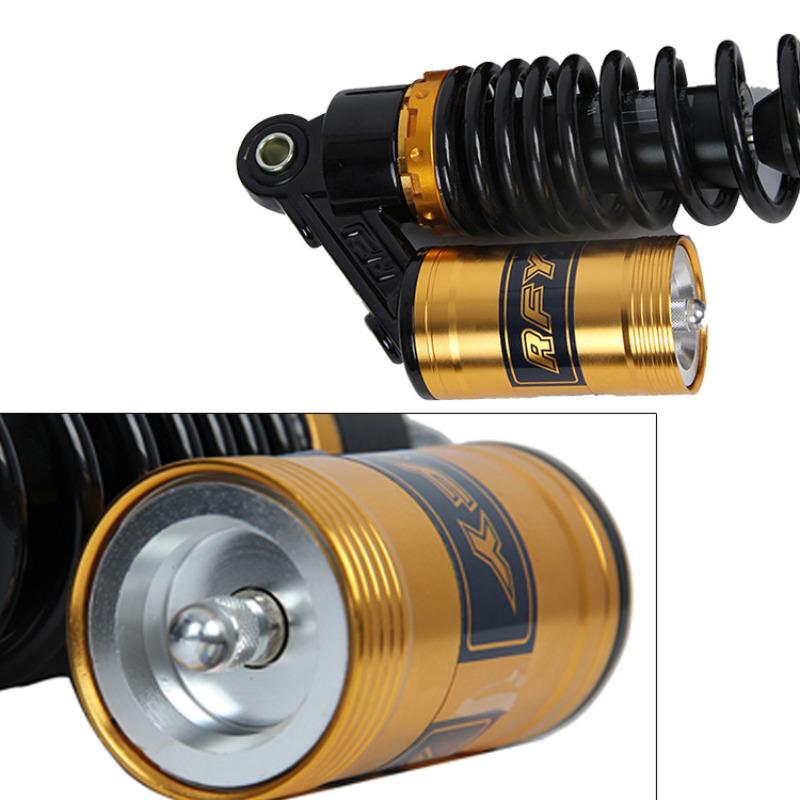 320mm 340mm 360mm 380mm 400mm Amortisseur à Air Universel Type U / Trou Rond Ressort de Suspension Arrière Scooter DirtBike Gokart Quad ATV Moto
