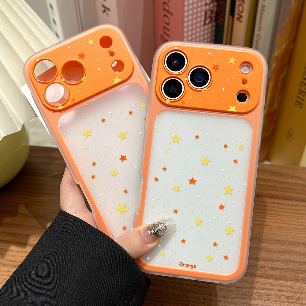 Flash Stars Are Suitable for iPhone17promax Two-in-one Mobile Phone Case Apple 16 Niche 15 Generation 14 Simple