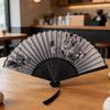 Retro-Tanzfächer im japanischen Stil für den Sommer - Klassischer antiker Stil