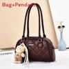 Waterfowl Shape Shoulder Bag With Stitching Details And Soft Construction For Casual Outings
