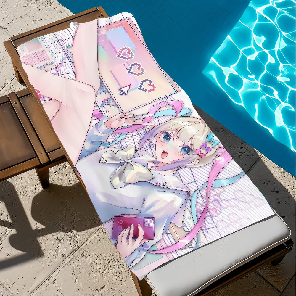 Needy S-streamer O-overload Ame Towel Large Quick-Drying Microfiber soft Beach Towel for Travel Fitness Sauna Bathing Camping