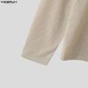INCERUN Spring Men Round Neck Long Sleeve Crochet Casual Loose Pullover T-shirts Tops