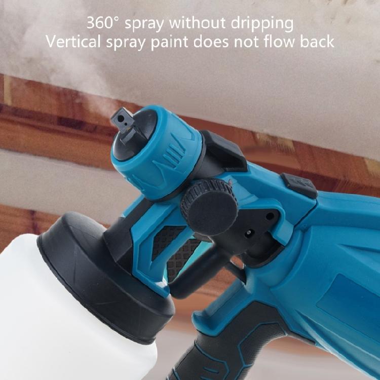 Portable 220V Cordless Paint Sprayer, 150 Din/s Viscosity, 4 Nozzle Type HighPerformances For DIY Enthusiasts