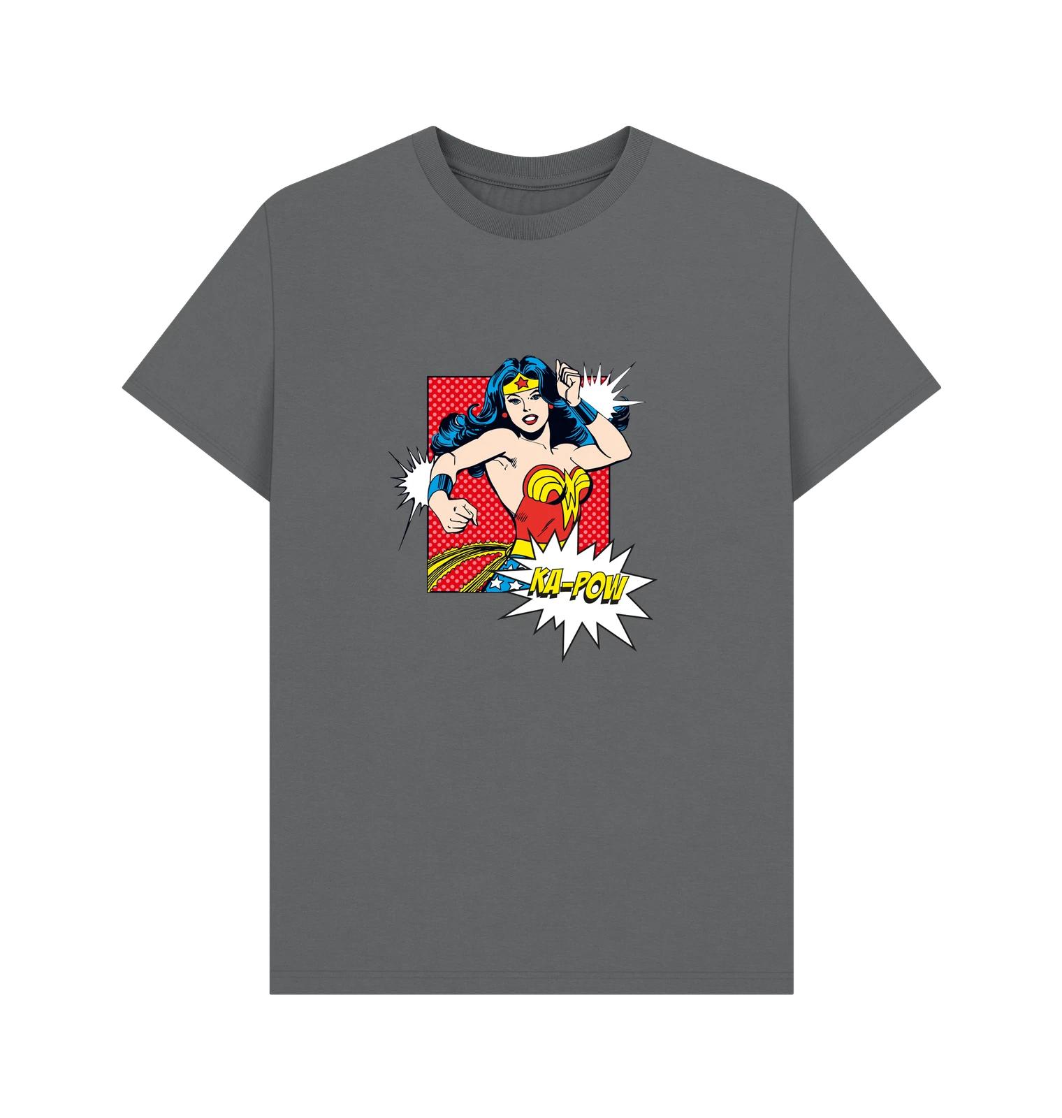 PREMIUM OFFICIAL Wonder Woman Wonder Woman Ka-Pow Unisex T-Shirt 3XL