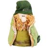 Eco-friendly Christmas Decoration - Standing Santa Claus In Green 40 Cm