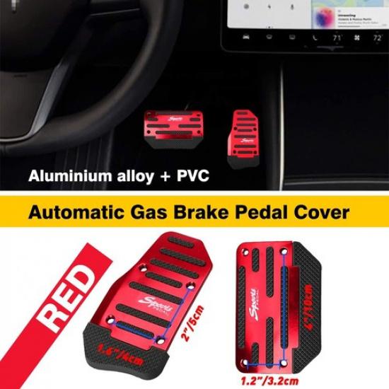 Universal Non-Slip Automatic Gas Brake Foot Pedal Pad Cover Car Accessories EV