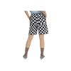 Vans Contrast Checkered Design Casual Straight Leg Shorts Women shorts Black White VN0A7TQ7YE9