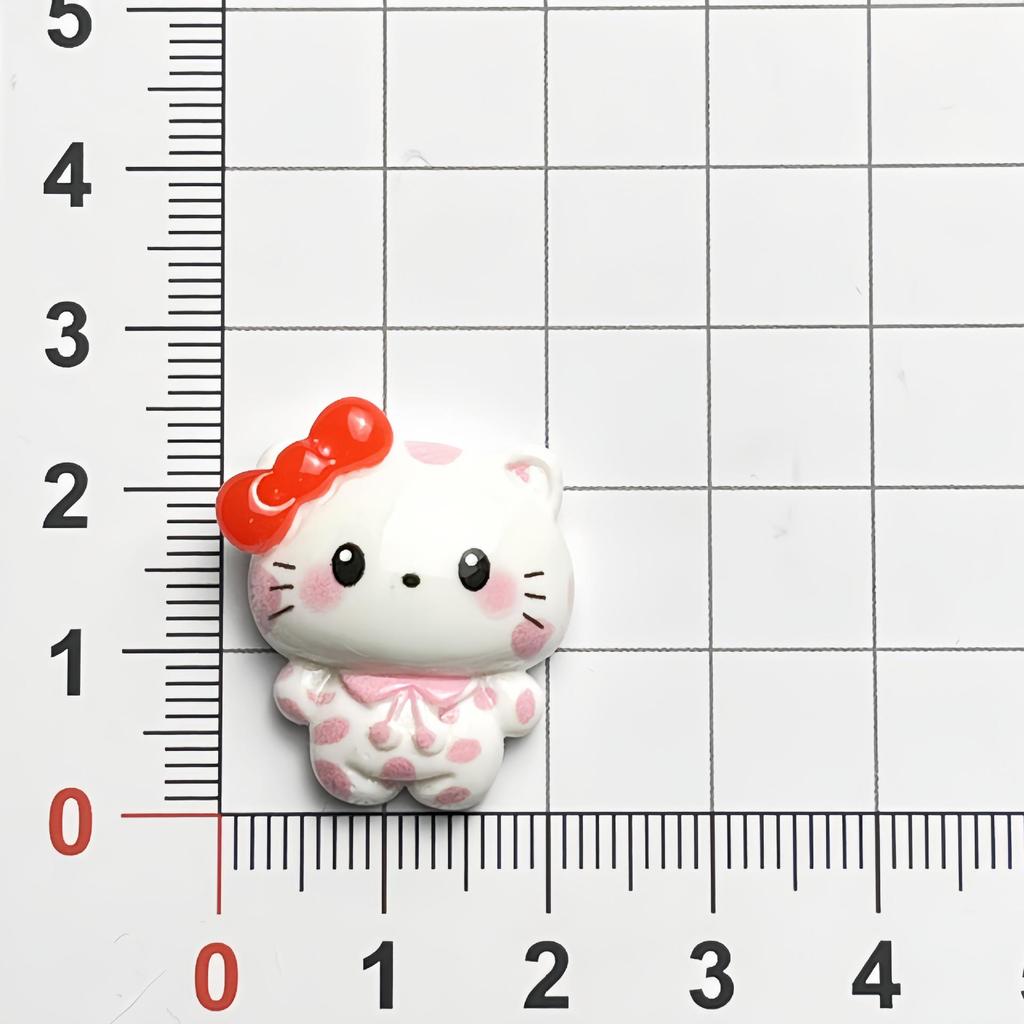 Sanrio Cartoon Glossy Photo Cards & Resin Ornaments DIY Kit: Cream Glue, Refrigerator & Phone Stickers, Keychain Decorative Materials