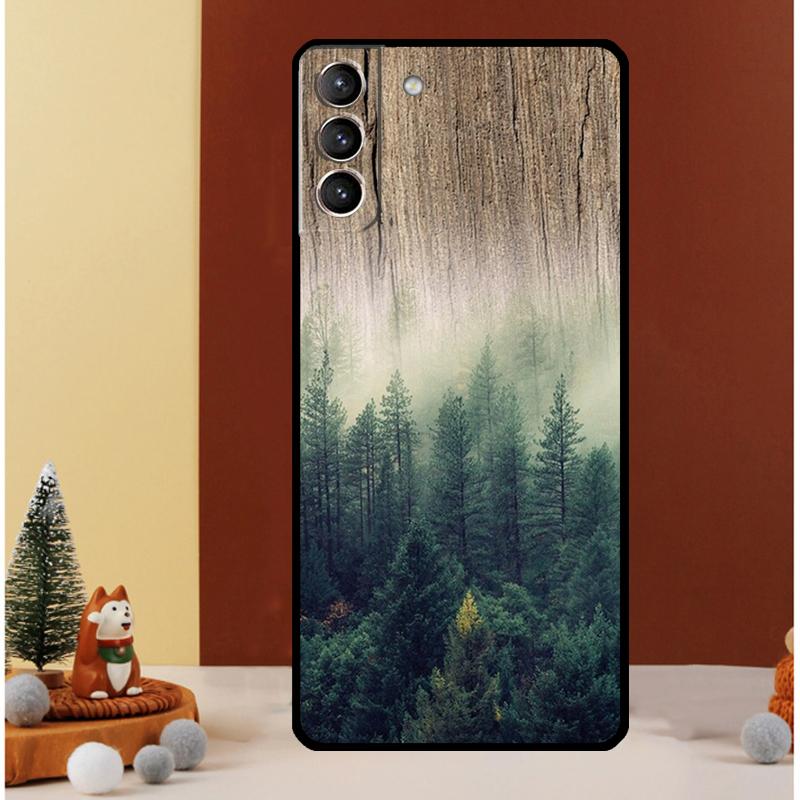 Nature Forest Mountain Case For Samsung Galaxy S24 S26 Ultra S22 S23 S25 Ultra S20 S21 Plus S10 S25 FE Cover Funda