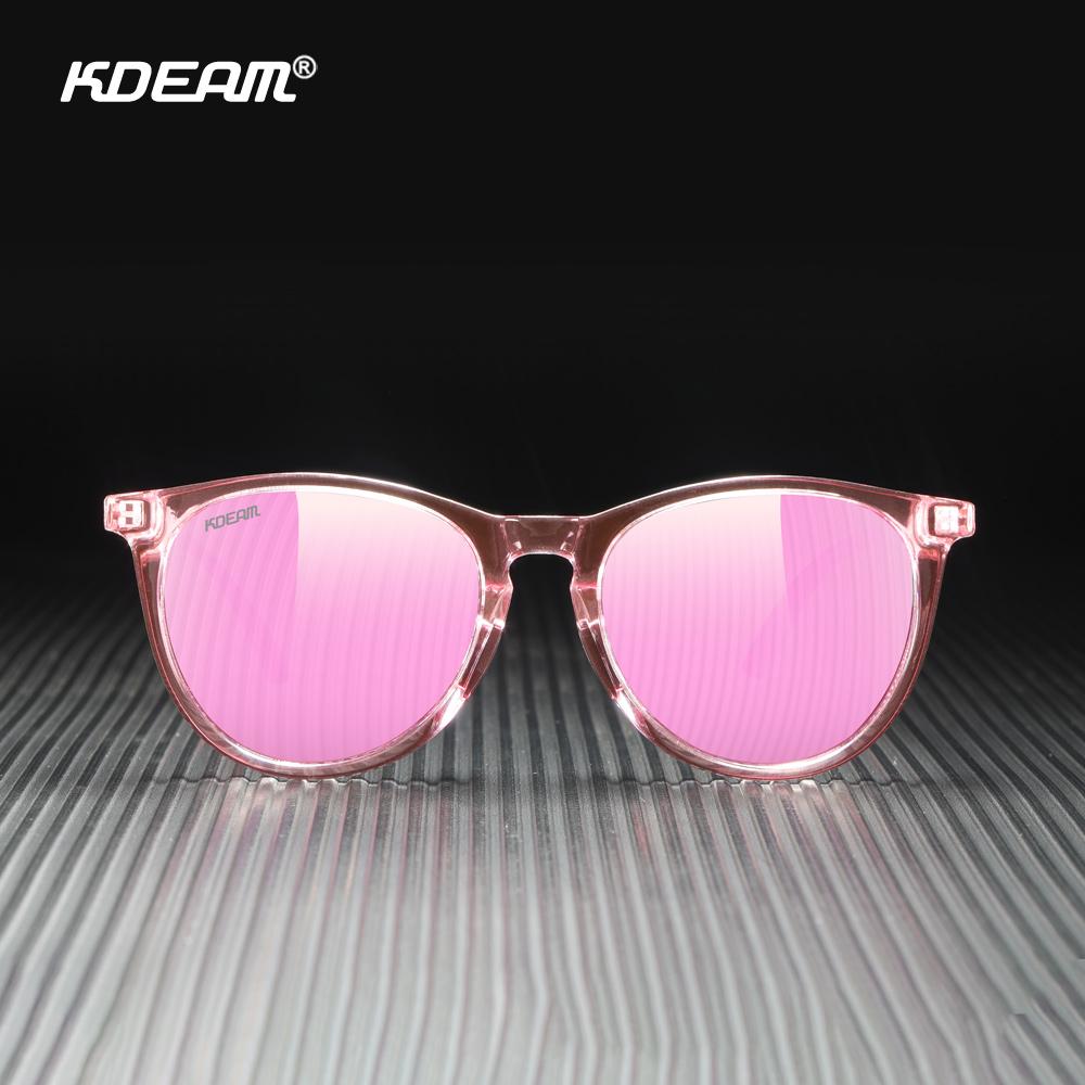 KDEAM Brand Simple Stylish Design Vintage Women Sunglasses Polarized Lenses Fashion Sun Glasses Filter Reflected Light Eyewear