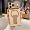 Folding Bracket Matte Magnetic For Magsafe Case For iPhone 17 Air 17E 16 15 14 Plus 13 Pro Max Invisible Stand Shockproof Cover