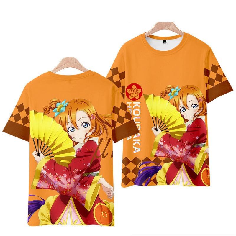 Anime LoveLive! Superstar!! 3D T Shirt Women Men Summer Fashion Round Neck Short Sleeve
