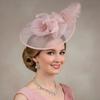 Pearl Vintage Fascinator Hat Elegant Masquerade Hair Band Retro Bride Headdress  Stage Performance